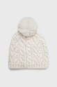 Rossignol czapka z domieszką wełny JCC biały RLMWH15