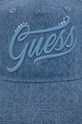 Accesorii Guess șapcă de baseball din denim W4RZ03.D5A30 albastru