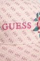 Бавовняна бейсболка Guess рожевий