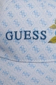 Βαμβακερό καπέλο του μπέιζμπολ Guess μπλε