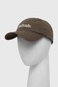 Хлопковая кепка La Mania аппликация зелёный ESSENTIAL.CUP