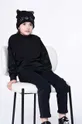 czarny Karl Lagerfeld czapka dziecięca Dziewczęcy