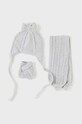 Дитячий комплект Mayoral Newborn Gift box інші сірий 9663.2B.Newborn.9BYX