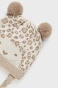Dziewczynka Mayoral Newborn komplet bawełniany niemowlęcy Gift box 9668.2F.Newborn.9BYX beżowy