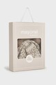 Mayoral Newborn komplet bawełniany niemowlęcy Gift box 9668.2F.Newborn.9BYX beżowy