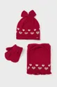 κόκκινο Παιδικό καπέλο, κασκόλ και γάντια Mayoral Για κορίτσια