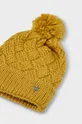 Otroška kapa s primesjo volne Mayoral rumena