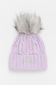 Dječja kapa Jamiks KIRSTEN natpis ljubičasta KIRSTEN.II.Nak.JZG276.G