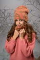 Детская шапка Jamiks NANDITA с добавлением шерсти оранжевый NANDITA.Nakr.JZG147.G