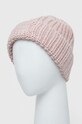 Детская шапка с примесью шерсти United Colors of Benetton 105HCA008.G.G.SEASONAL розовый AW23
