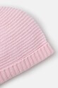 Dětská vlněná čepice United Colors of Benetton 1244GA004.G.P.SEASONAL růžová AW24