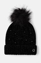 Дитяча шапка Guess аплікація чорний J3BZ05.Z39H0.9BYX