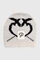 Παιδικός σκούφος από μείγμα μαλλιού Pinko Up λεπτό μπεζ F3PIJGHT204