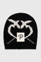 Παιδικός σκούφος από μείγμα μαλλιού Pinko Up λεπτό μαύρο F3PIJGHT204