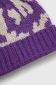 United Colors of Benetton czapka dziecięca 106QHA008.P.SEASONAL fioletowy AW23