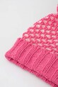 Dětská čepice s příměsí vlny United Colors of Benetton 115HQA00Q.G.SEASONAL růžová AW23