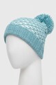 Девочка Детская шапка с примесью шерсти United Colors of Benetton 115HQA00Q.G.SEASONAL бирюзовый