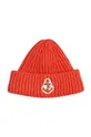 Detská bavlnená čiapka Mini Rodini červená