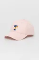 розовый Детская хлопковая кепка Tommy Hilfiger Детский