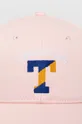 Otroška bombažna bejzbolska kapa Tommy Hilfiger roza
