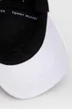 črna Otroška bombažna bejzbolska kapa Tommy Hilfiger