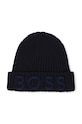 BOSS caciula de bumbac pentru copii print bleumarin J21285.56.58