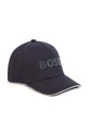 BOSS czapka z daszkiem bawełniana dziecięca nadruk granatowy J21288.54.56