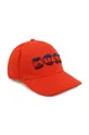 κόκκινο Παιδικό βαμβακερό καπέλο μπέιζμπολ BOSS Παιδικά