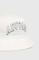 Дитяча бавовняна панама adidas Originals II3360 білий AW23
