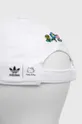 Pamučna kapa sa šiltom za bebe adidas Originals x Hello Kitty Temeljni materijal: 100% Pamuk Postava: 100% Poliester