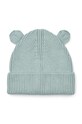 Liewood czapka bawełniana dziecięca LW15032 turkusowy AW24