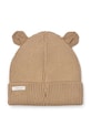 Dětská bavlněná čepice Liewood LW15032 béžová AW24