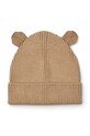 CHLAPEC Dětská bavlněná čepice Liewood LW15032 béžová