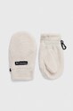 Columbia czapka i rękawiczki dziecięce Youth Rugged Ridge Beani 2053751 beżowy AW23