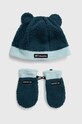 Columbia czapka i rękawiczki dziecięce Youth Rugged Ridge Beani pozostałe niebieski 2053751