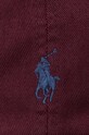 Polo Ralph Lauren czapka bawełniana dziecięca bordowy 322785653048