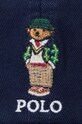 Polo Ralph Lauren czapka z daszkiem bawełniana dziecięca granatowy 322919994001