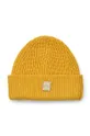 Παιδικό μάλλινο καπέλο Liewood κίτρινο