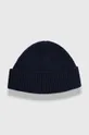 Дитяча вовняна шапка Lacoste RB2569 темно-синій AW23
