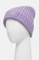 Дитяча шапка з домішкою вовни United Colors of Benetton 105HCA008.G.SEASONAL фіолетовий AW24