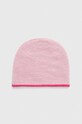 United Colors of Benetton kifordítható gyerek sapka sima rózsaszín 106QQA00M.G.SEASONAL