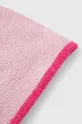 United Colors of Benetton kifordítható gyerek sapka rózsaszín