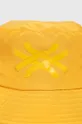 Дитячий капелюх United Colors of Benetton жовтий