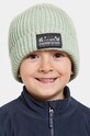 Дитяча шапка Didriksons BUS KDS BEANIE аплікація зелений 504910