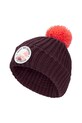 Jack Wolfskin czapka dziecięca POMPOM BADGE aplikacja fioletowy 1911751