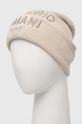 Дитяча шапка з домішкою вовни Emporio Armani 404688.3F570 бежевий AW23