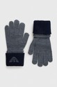 Chłopiec Emporio Armani czapka i rękawiczki dziecięce 407527.3F489 szary