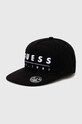 Guess czapka z daszkiem bawełniana aplikacja czarny AM9292.COT01