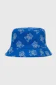 modrá Obojstranný bavlnený klobúk Tommy Hilfiger Pánsky