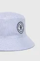 modrá Obojstranný bavlnený klobúk Tommy Hilfiger
